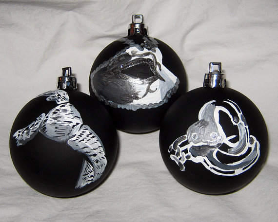 Fifty Shades of Grey Christmas Ornaments