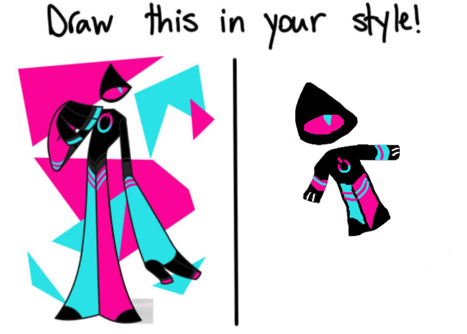 My style of EncryptedOS's drawing by Hayhay8yas on DeviantArt