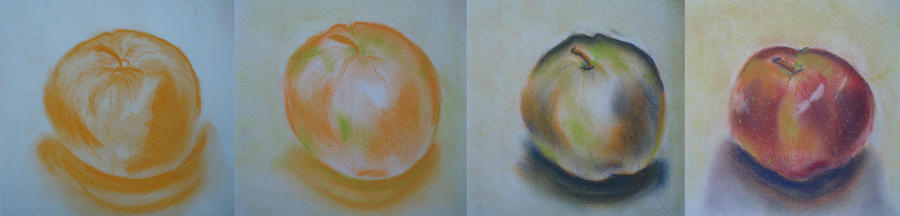 Color Apple Follow Example Apple color progression by BookOfId on DeviantArt