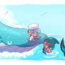 The ocean