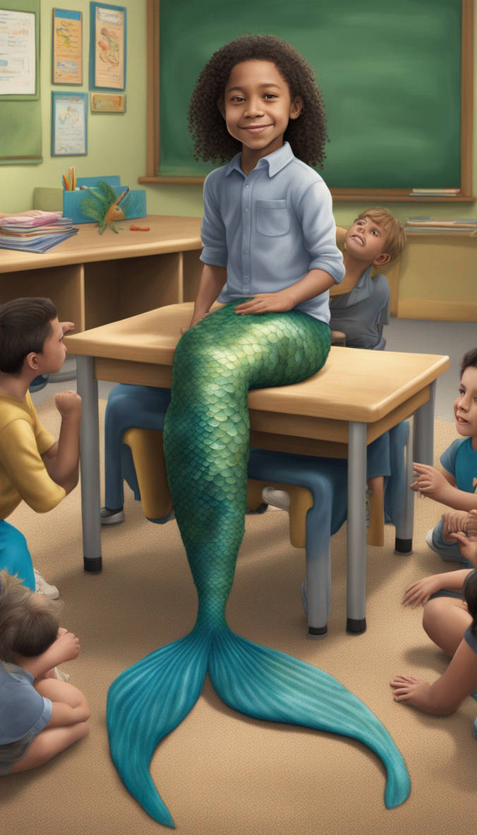 A merboy. A request. This wasn't easy. by mermaidan on DeviantArt