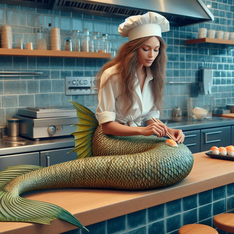 Sushi Chef 8 by mermaidan on DeviantArt