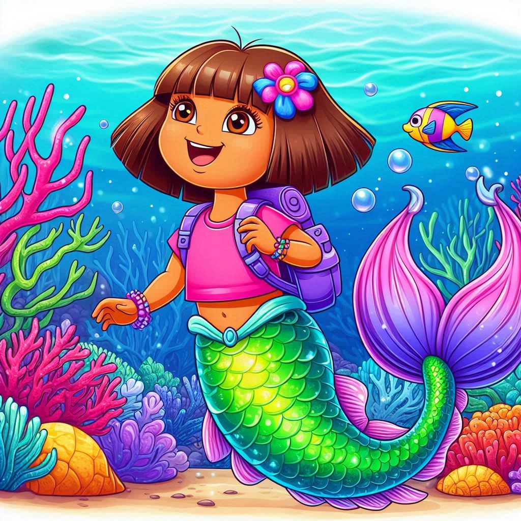 Dora First Design Dora 1 by mermaidan on DeviantArt