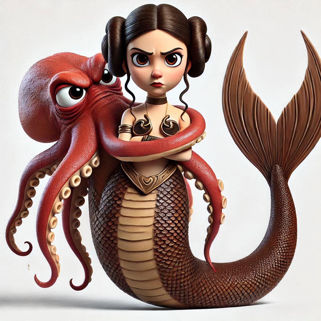 Princess Octopus Princess Leia and the Octopus 2 (Request) by mermaidan on DeviantArt