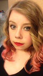 Pink Ombre Curls  4