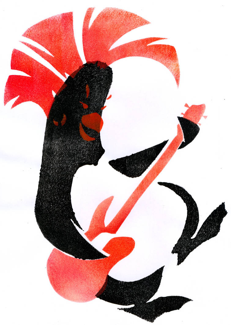 Rock Penguin by npeon on DeviantArt