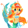 Bloom mermaid chibi