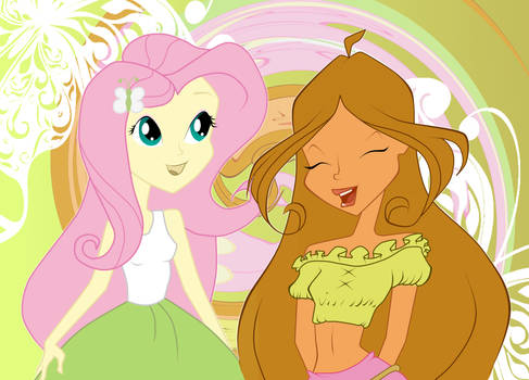 Fluttershy and Flora