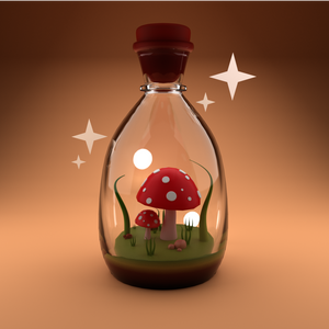 Bottle in BLENDER