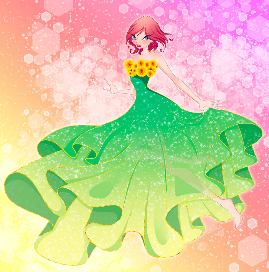 Tecna flower princess by Azuraxp on DeviantArt