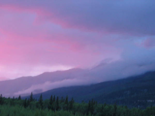 Sunset: McBride, BC, Canada