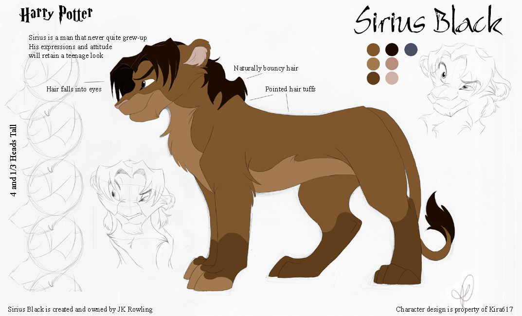 Sirius Black Modelsheet