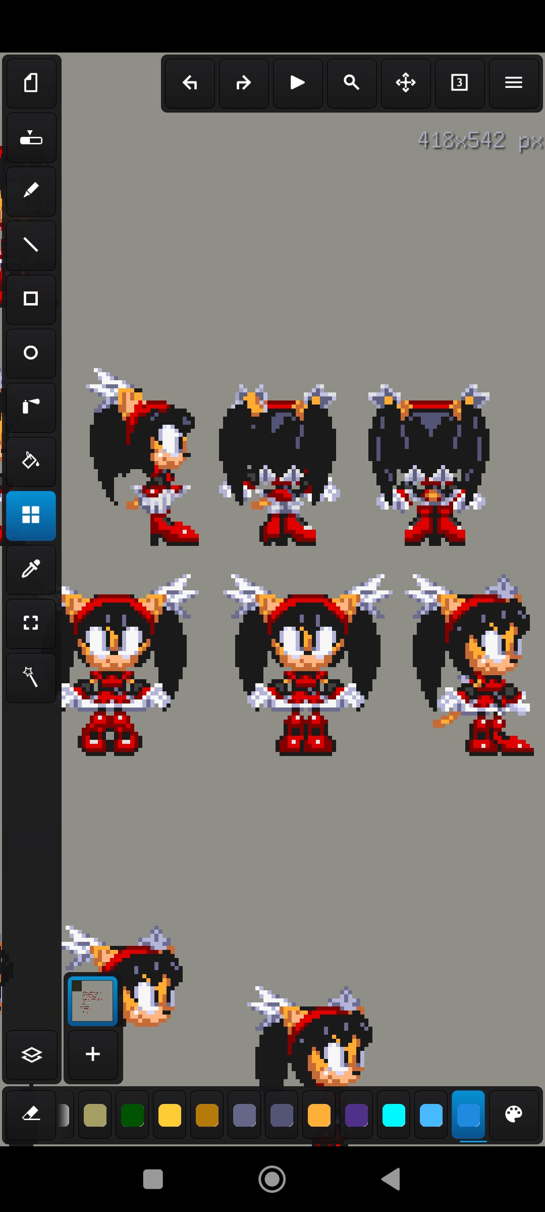 Piece Rotation Sprite HONEY THE CAT wip rotation sprites by sparklescream23ofici on DeviantArt