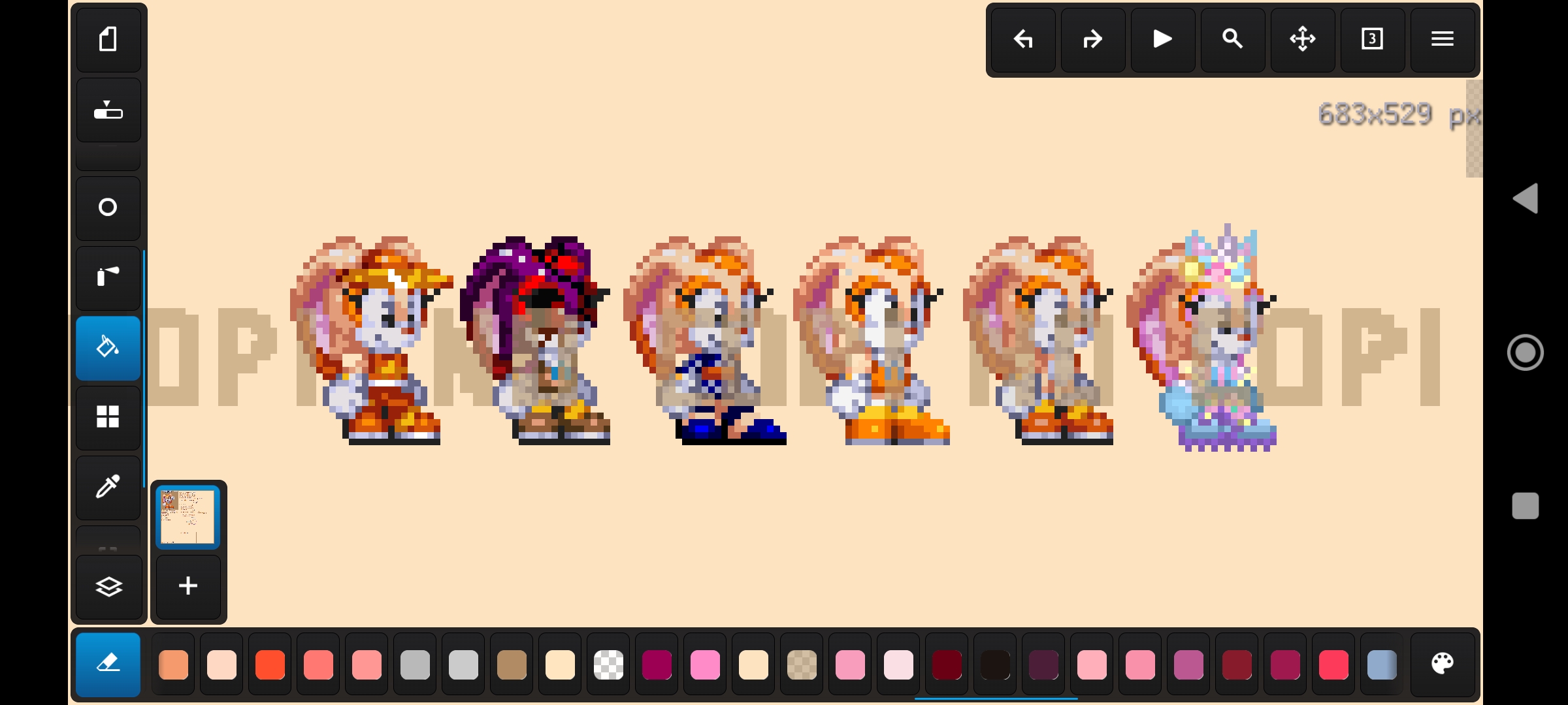 Cream Sprite Rabbit Advance sprites cream v2 form the cream by sparklescream23ofici on ...