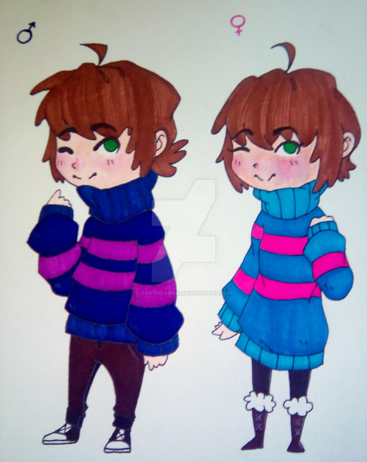 Frisk's Gender by DarthDarkai on DeviantArt