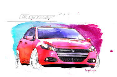 Dodge Dart Sketch