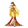 Belle in kimono