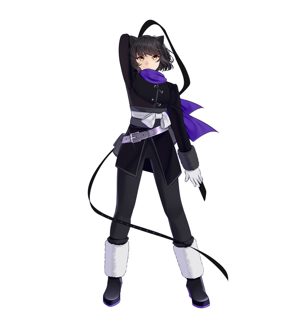 Blake Rwby Color Gradient RWBY Blake redesign by Sunnypoppy on DeviantArt