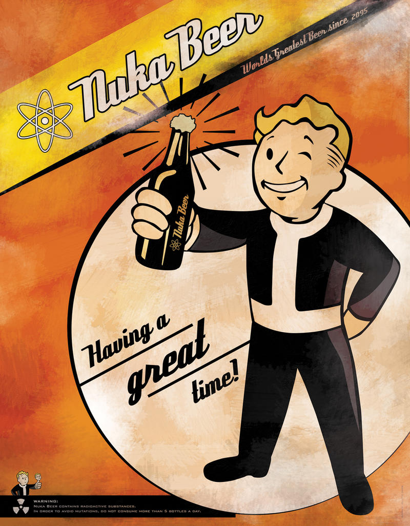 Vault Boy - Nuka Beer