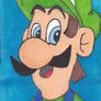 Luigi Sketch Card