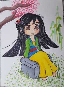 Chibi Mulan Finished Pic