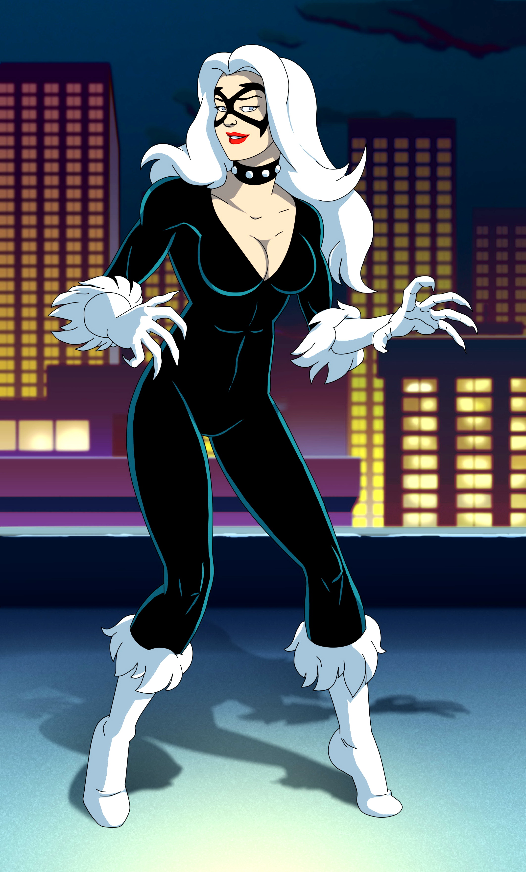 spider man the animated series black cat by stalnososkoviy on DeviantArt