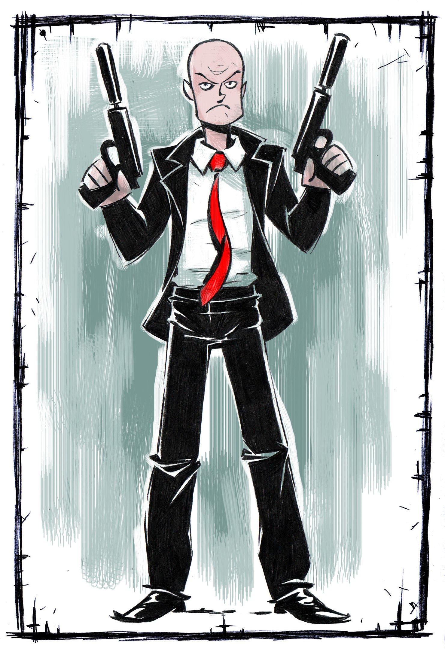 Hitman color by stalnososkoviy on DeviantArt