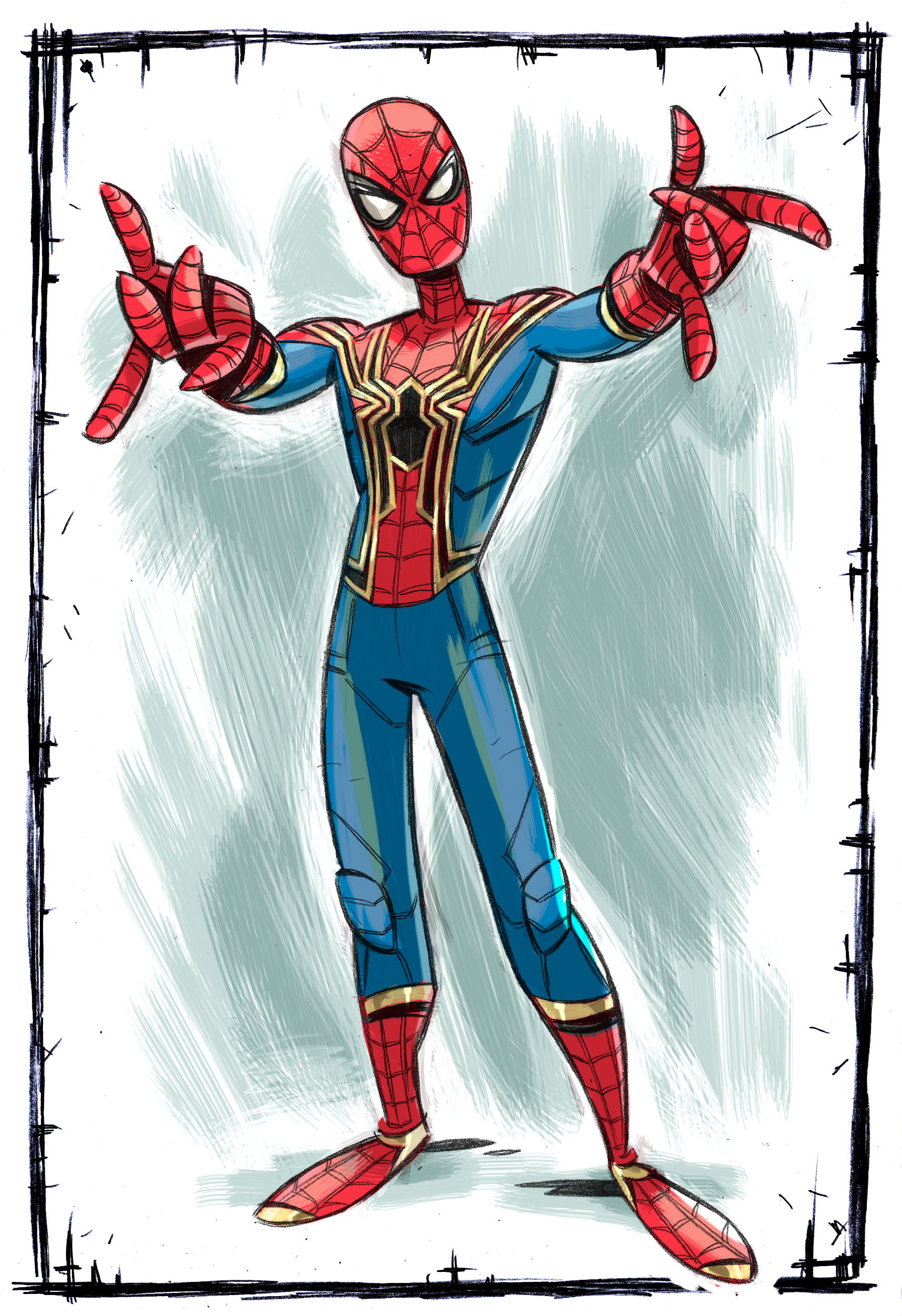 Spider-Man (Spider-Man Homecoming 2017) color