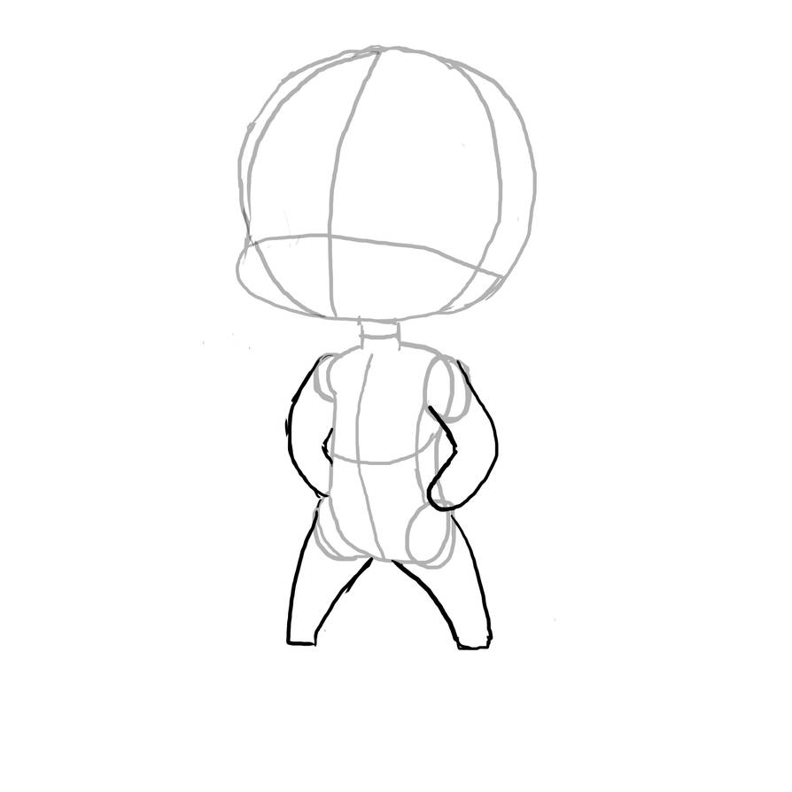 Chibi Tutorial Profile Chibi Tutorial Step 2 by VampyKit on DeviantArt