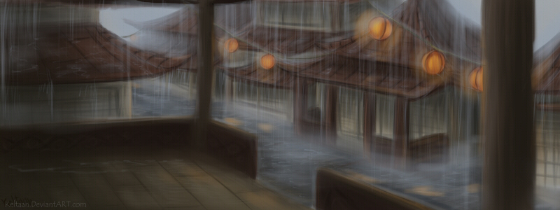 Rainwindfog: Town