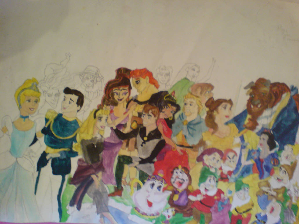 Disney characters by Mvgirl666 on DeviantArt