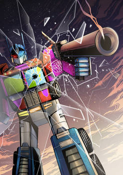 Shattered Glass Optimus