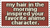 Anime Hair Stamp