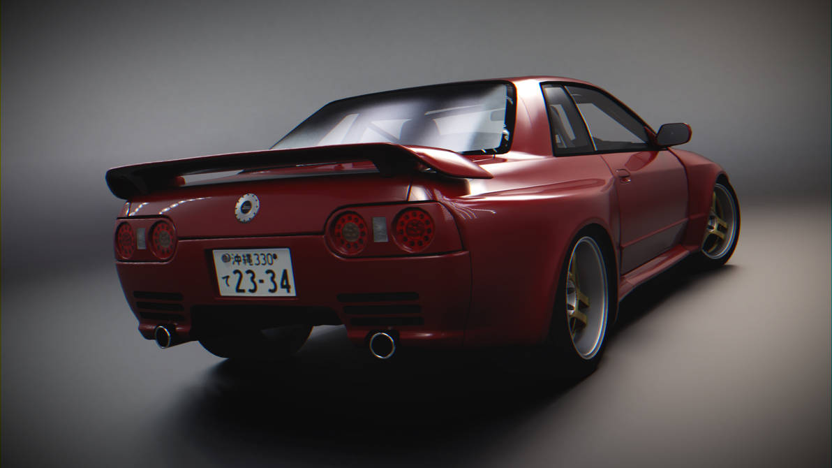 Nissan Skyline GT-R R32 VeilSide E-III (rear) by BFG-9KRC on DeviantArt