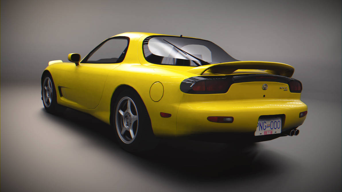 Mazda RX-7 FD R1 (Yellow) by BFG-9KRC on DeviantArt
