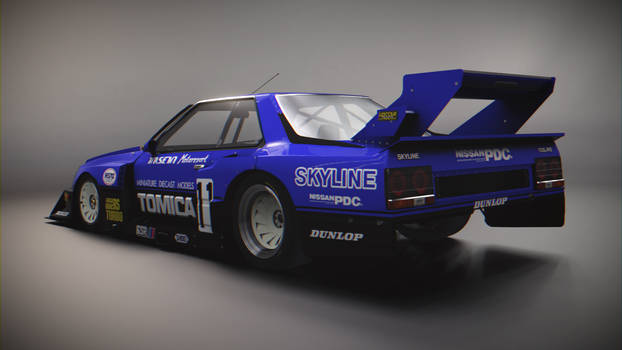 Nissan Skyline RS Turbo Super Silhouette (Blue)