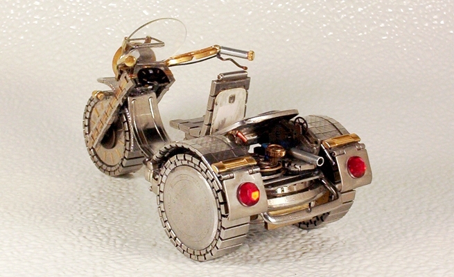 Motorcycles out of watch parts 38a