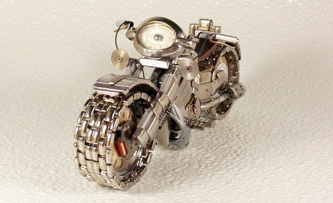Motorcycles out of watch parts 31b