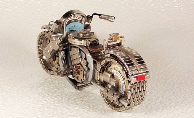 Motorcycles out of watch parts 31a