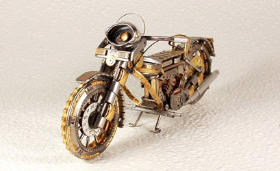 Motorcycles out of watch parts 16b by dkart71