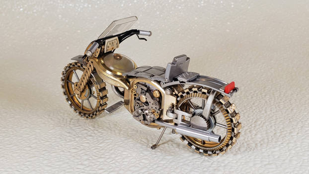 Motorcycles out of watch parts 44c