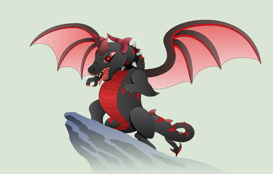 Evil Dragon Bussy ready to fight.