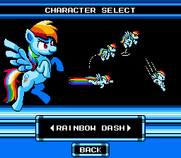 Mega Pony Character Selection - Rainbow Dash