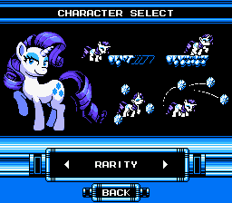 Mega Pony Character Selection - Rarity