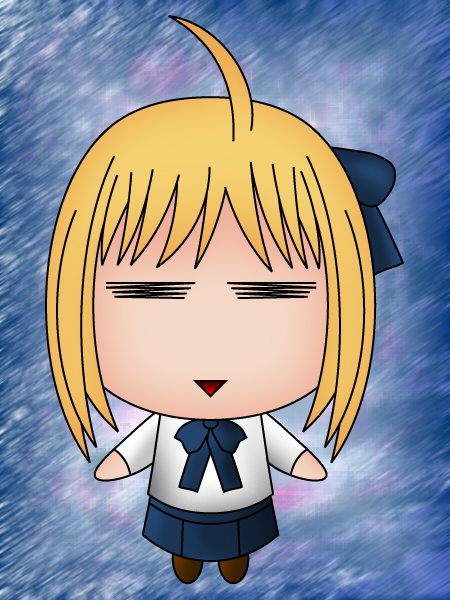 Chibi Saber Gift Art