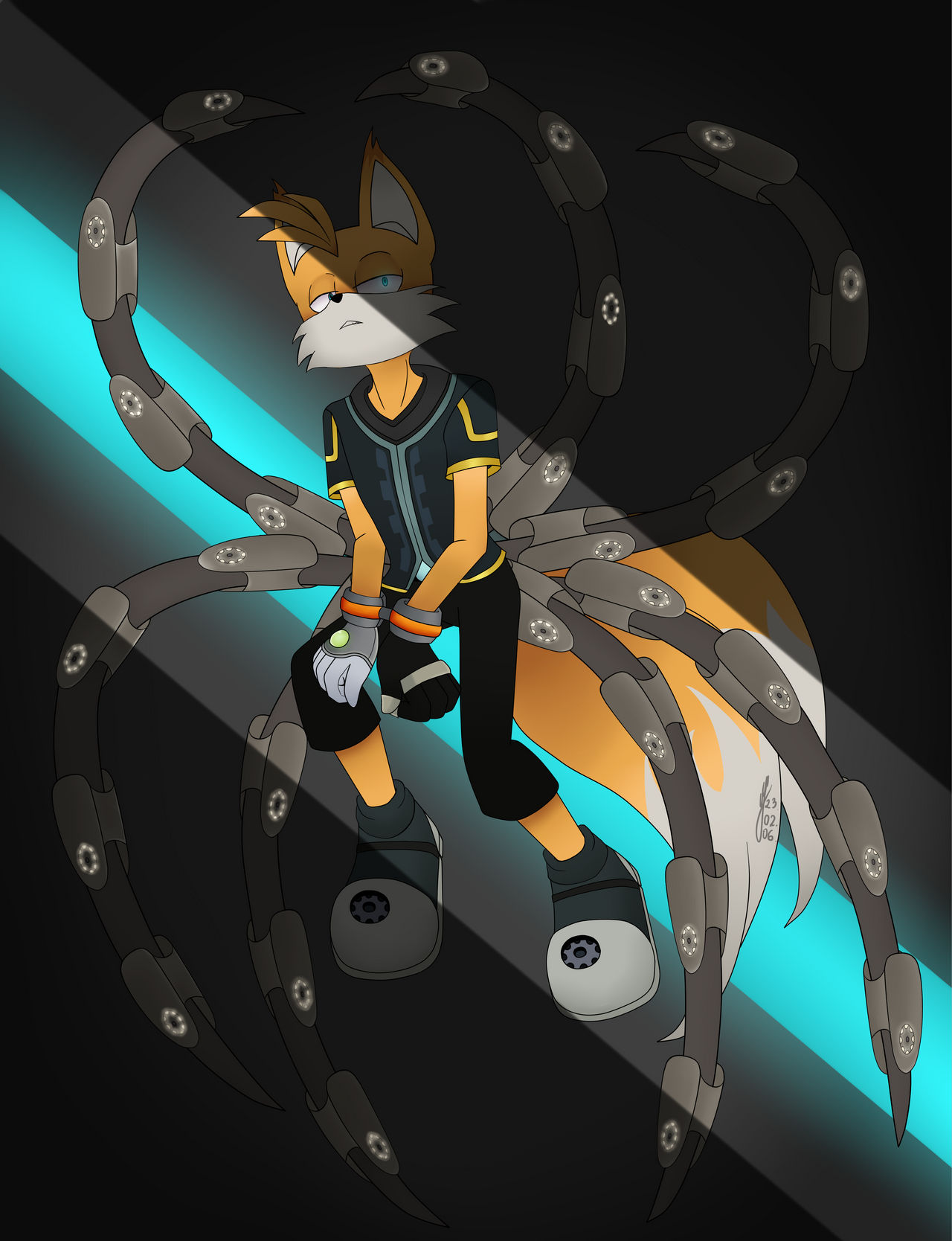 Nine (sonic prime) by NalisFoxX on DeviantArt