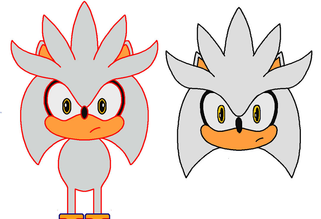 Silver Drawong Silver the Hedgehog W.I.P by ShadowPrime55 on DeviantArt