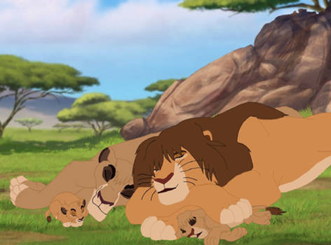 Sleeping lions