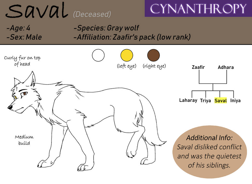Saval Hash Saval ref. sheet by ChevreLune on DeviantArt