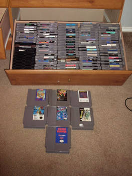 My full nes game drawer